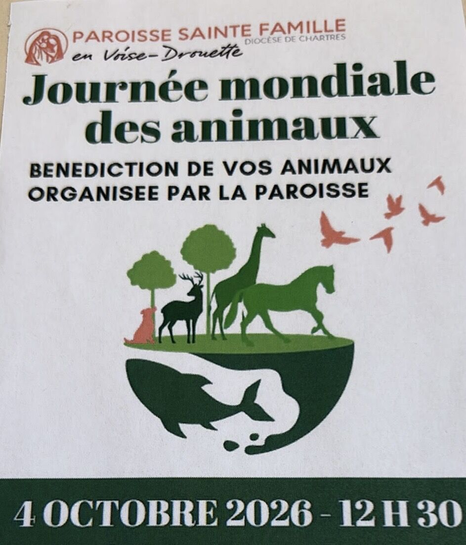 Affiche Bénédiction de vos animaux